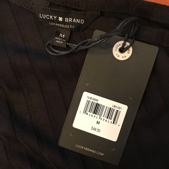 NEW W/TAG Lucky Brand One Shoulder Top - Picture 4 of 5